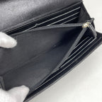 Chanel Stitch Bifold Wallet Chez Blanc CC Logo Leather Black — view 8