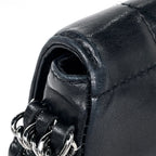 Chanel Chain Handbag CC Logo Leather Black — view 6