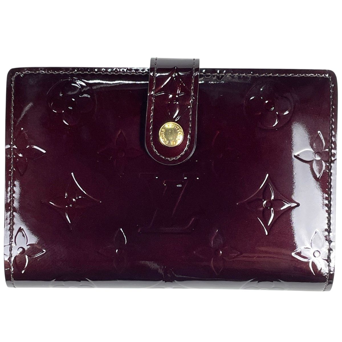 Louis Vuitton Portefeuille Viennois Bifold Wallet Monogram Vernis Amarante