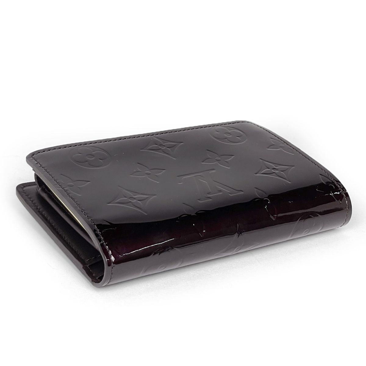 Louis Vuitton Portefeuille Viennois Bifold Wallet Monogram Vernis Amarante — view 2