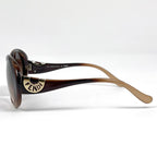 Fendi Logo Sunglasses Acetate Brown Eyewear — view 2
