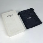 Celine Logo Wallet Leather Gray — view 7