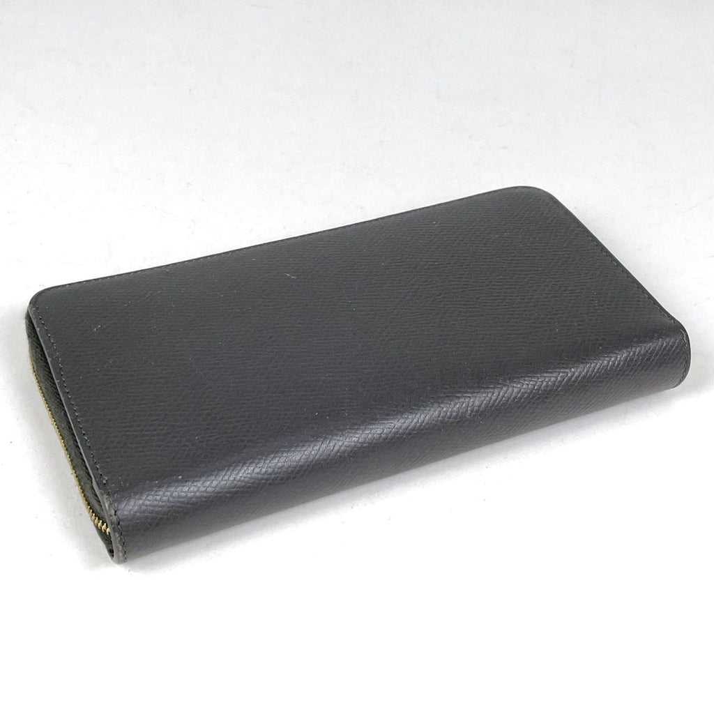 Celine Logo Wallet Leather Gray — view 2