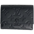 Louis Vuitton Victor Wallet Monogram Shadow Trifold Leather Noir