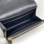 Louis Vuitton Porte-Monnaie Rosalie Card Case Coin Monogram Empreinte Noir — view 4