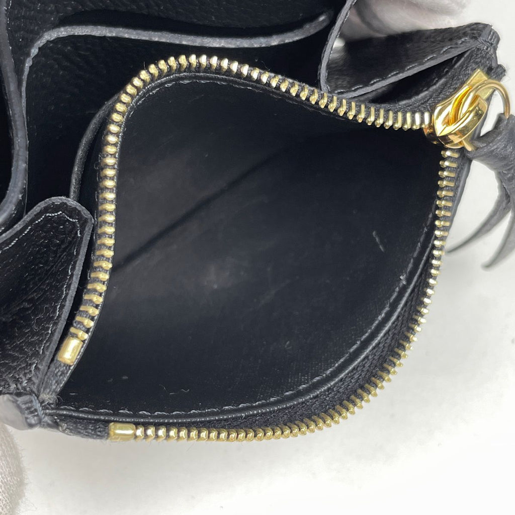 Louis Vuitton Porte-Monnaie Rosalie Card Case Coin Monogram Empreinte Noir — view 5