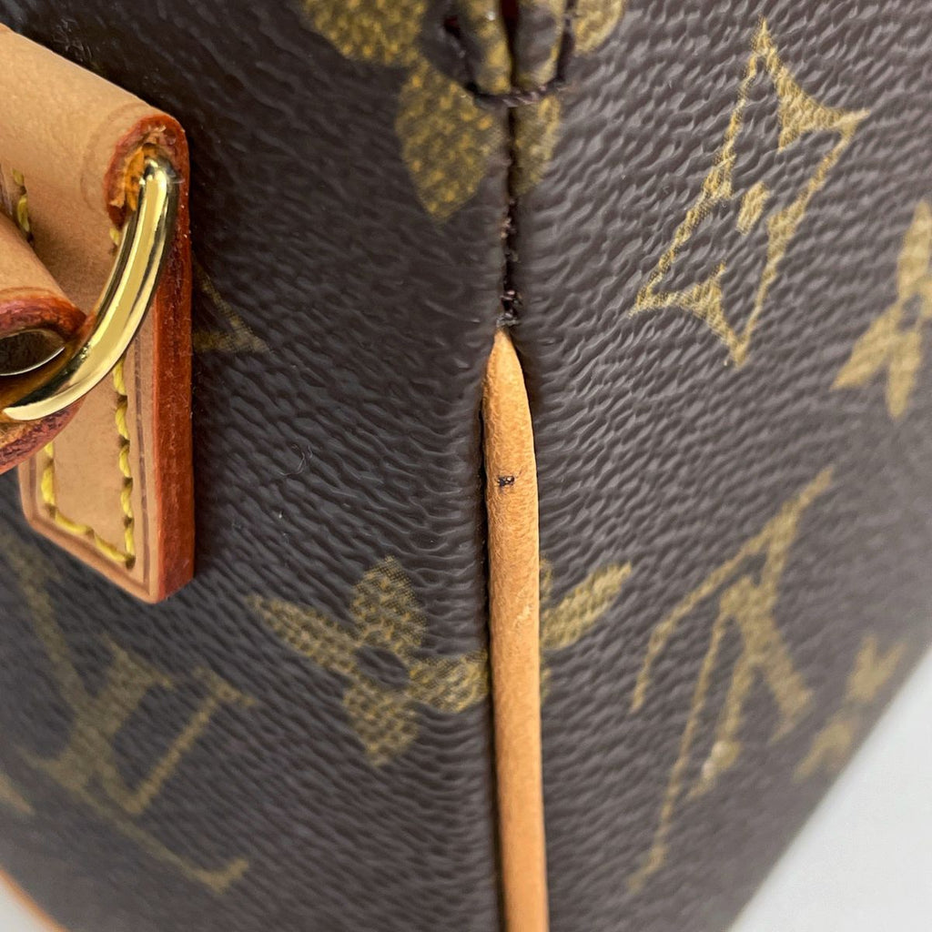 Louis Vuitton Shoulder Handbag Monogram Brown — view 4