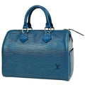 Louis Vuitton Speedy 25 Handbag Epi Toledo Blue