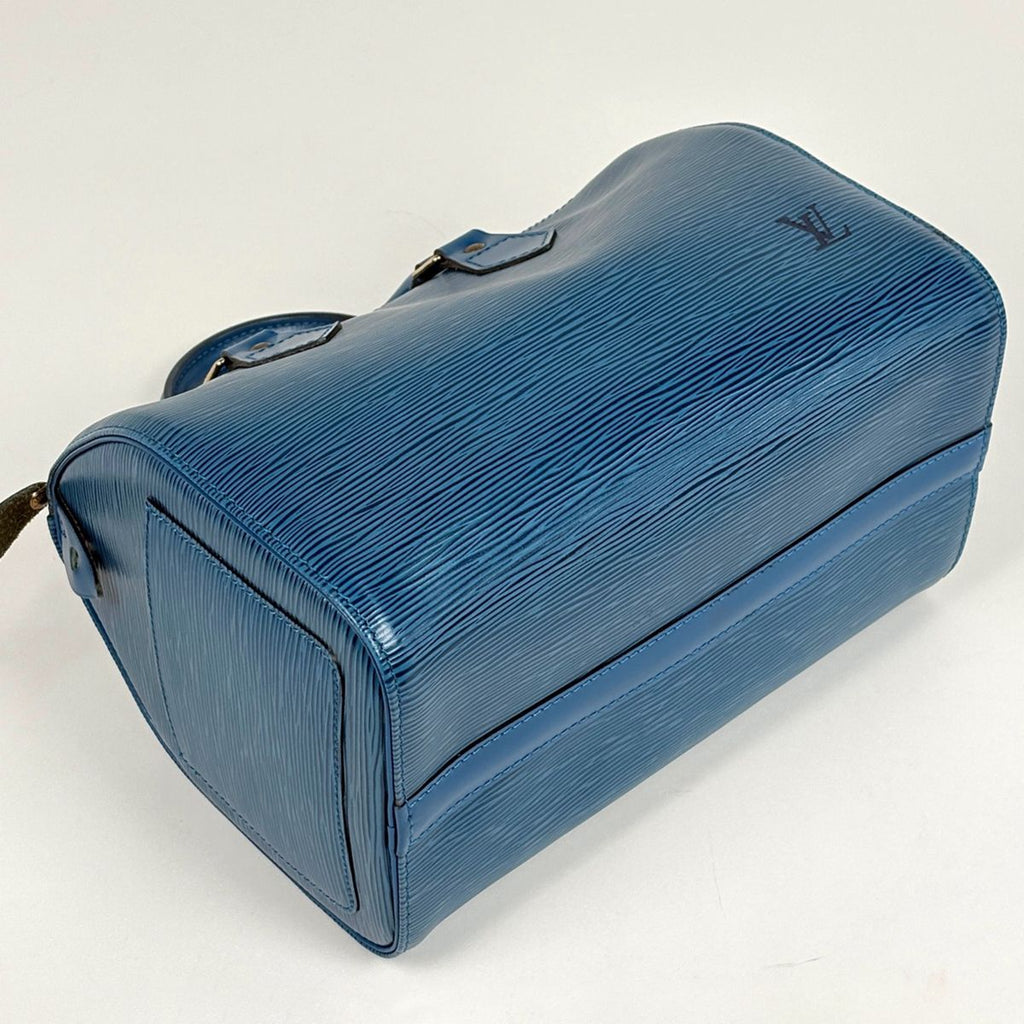 Louis Vuitton Speedy 25 Handbag Epi Toledo Blue — view 2