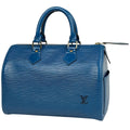 Louis Vuitton Speedy 25 Handbag Epi Toledo Blue