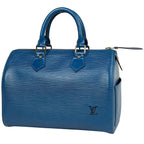 Louis Vuitton Speedy 25 Handbag Epi Toledo Blue