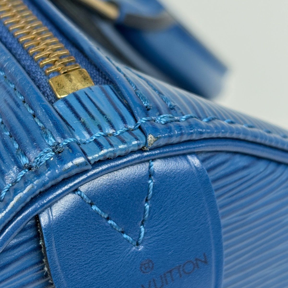 Louis Vuitton Speedy 25 Handbag Epi Toledo Blue — view 5