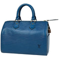 Louis Vuitton Speedy 25 Handbag Epi Toledo Blue