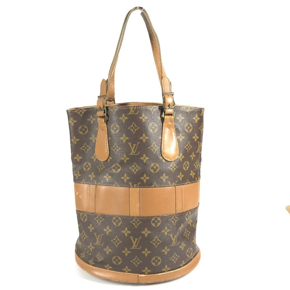Louis Vuitton Handbag Bucket GM Monogram Canvas Brown