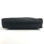 Fendi Shoulder Bag Zucca Logo Leather Nylon Black — view 5
