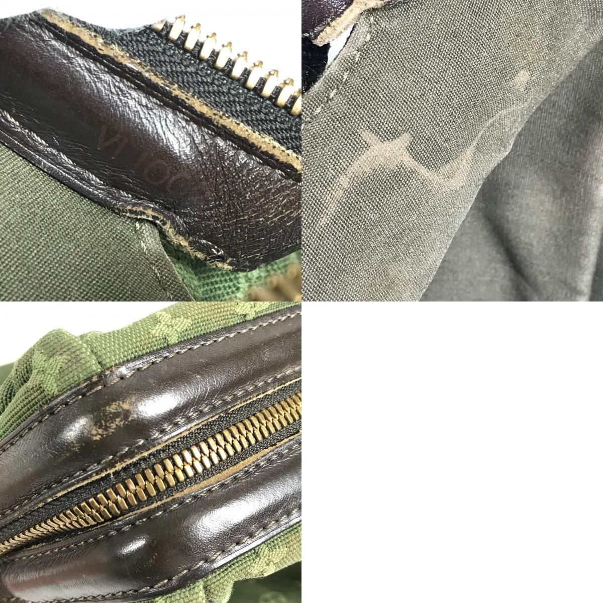 Louis Vuitton Boston Bag Josephine GM Monogram Mini Canvas Khaki — view 9