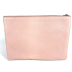 Gucci Clutch Logo Bee Leather Pink — view 2
