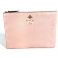 Gucci Clutch Logo Bee Leather Pink