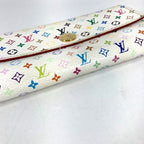 Louis Vuitton Wallet Portefeuille Sarah Rich Monogram Multicolor Canvas Blanc — view 5