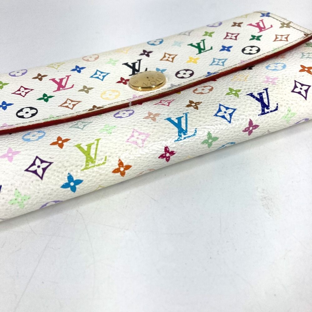 Louis Vuitton Wallet Portefeuille Sarah Rich Monogram Multicolor Canvas Blanc — view 5