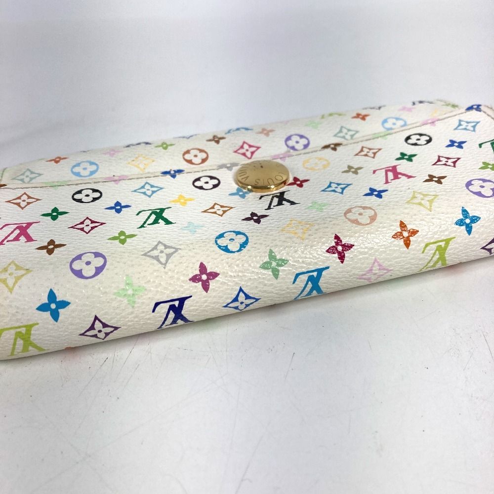 Louis Vuitton Wallet Portefeuille Sarah Rich Monogram Multicolor Canvas Blanc — view 3