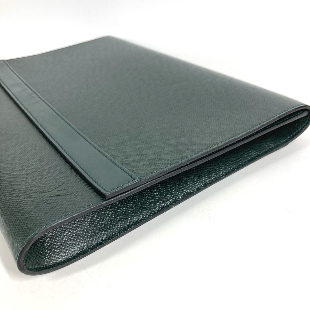 Louis Vuitton Clutch Volga Taiga Leather Epi Sea Green — view 6