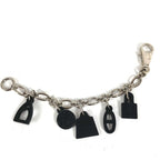 Hermes Key Holder Amulet 5 Leather Black — view 4