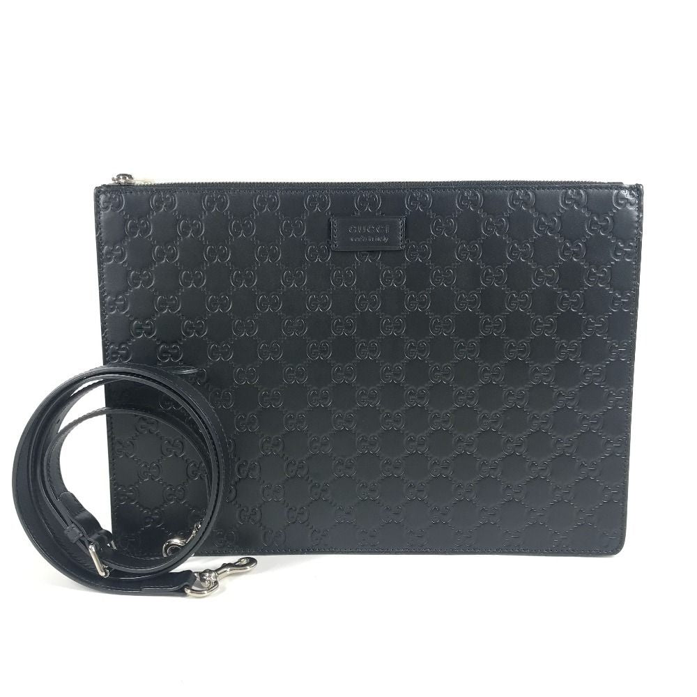 Gucci Shoulder Bag Guccissima GG Logo Marais the Black