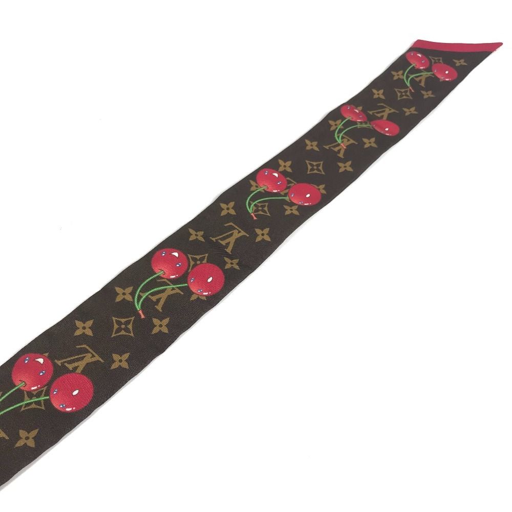 Louis Vuitton Scarf Bandeau BB Silk Brown — view 4
