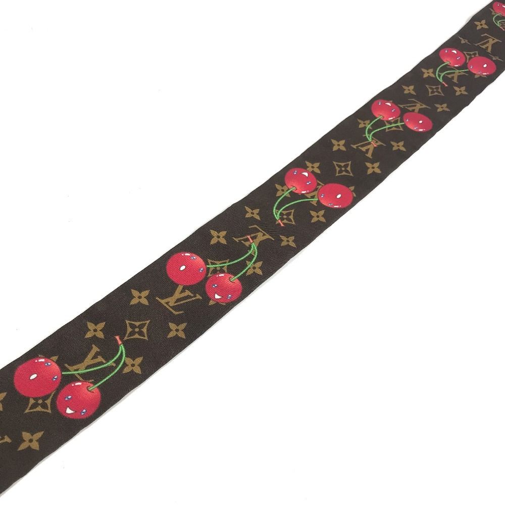 Louis Vuitton Scarf Bandeau BB Silk Brown — view 3