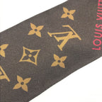 Louis Vuitton Scarf Bandeau BB Silk Brown — view 7