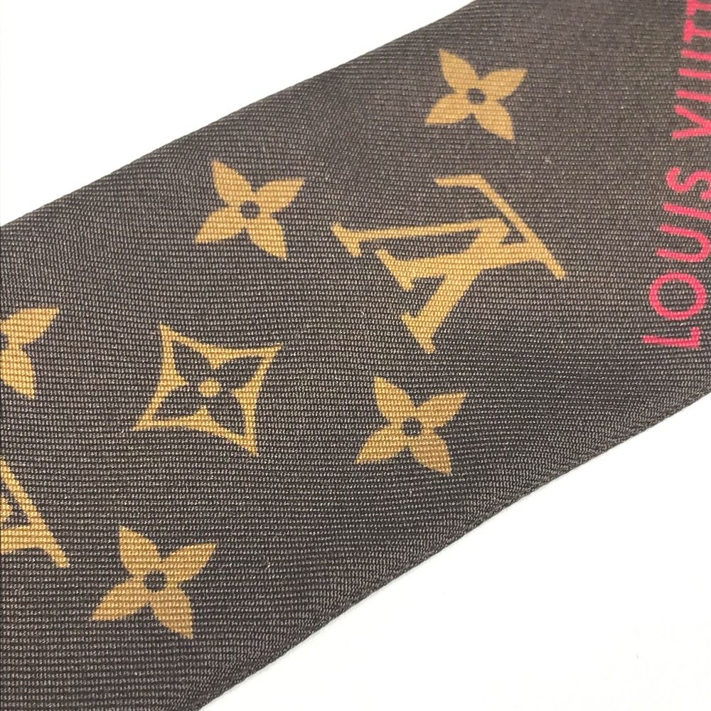 Louis Vuitton Scarf Bandeau BB Silk Brown — view 7