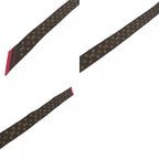 Louis Vuitton Scarf Bandeau BB Silk Brown — view 9