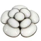 Chanel Brooch Camellia Logo Ceramic White — view 2
