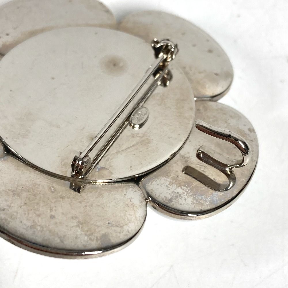 Chanel Brooch Camellia Logo Ceramic White — view 5