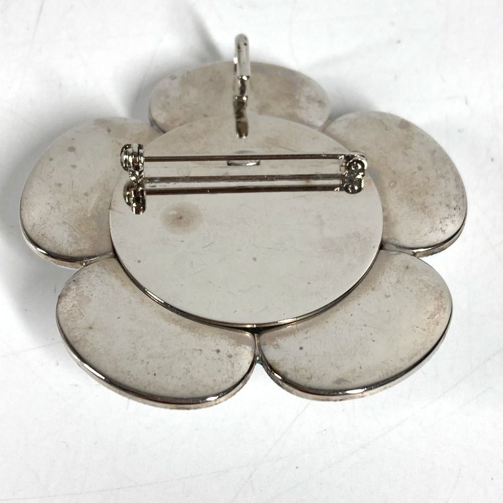 Chanel Brooch Camellia Logo Ceramic White — view 4