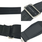 Louis Vuitton Shoulder Strap Logo Canvas Black — view 8