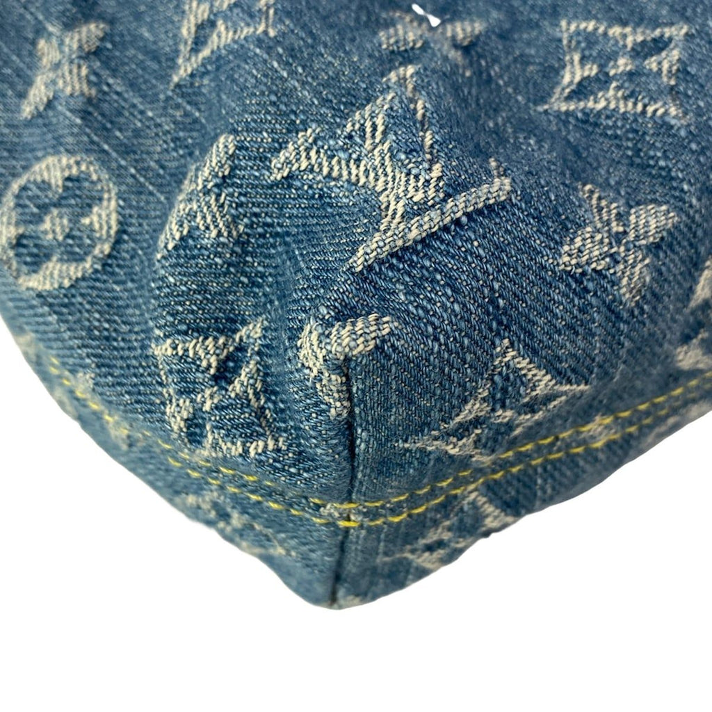 Louis Vuitton Handbag Monogram Denim Pochette Hills Blue — view 8