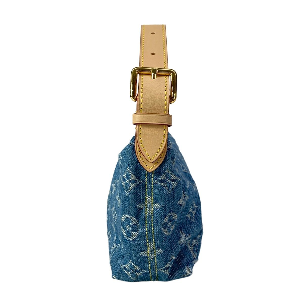 Louis Vuitton Handbag Monogram Denim Pochette Hills Blue — view 4