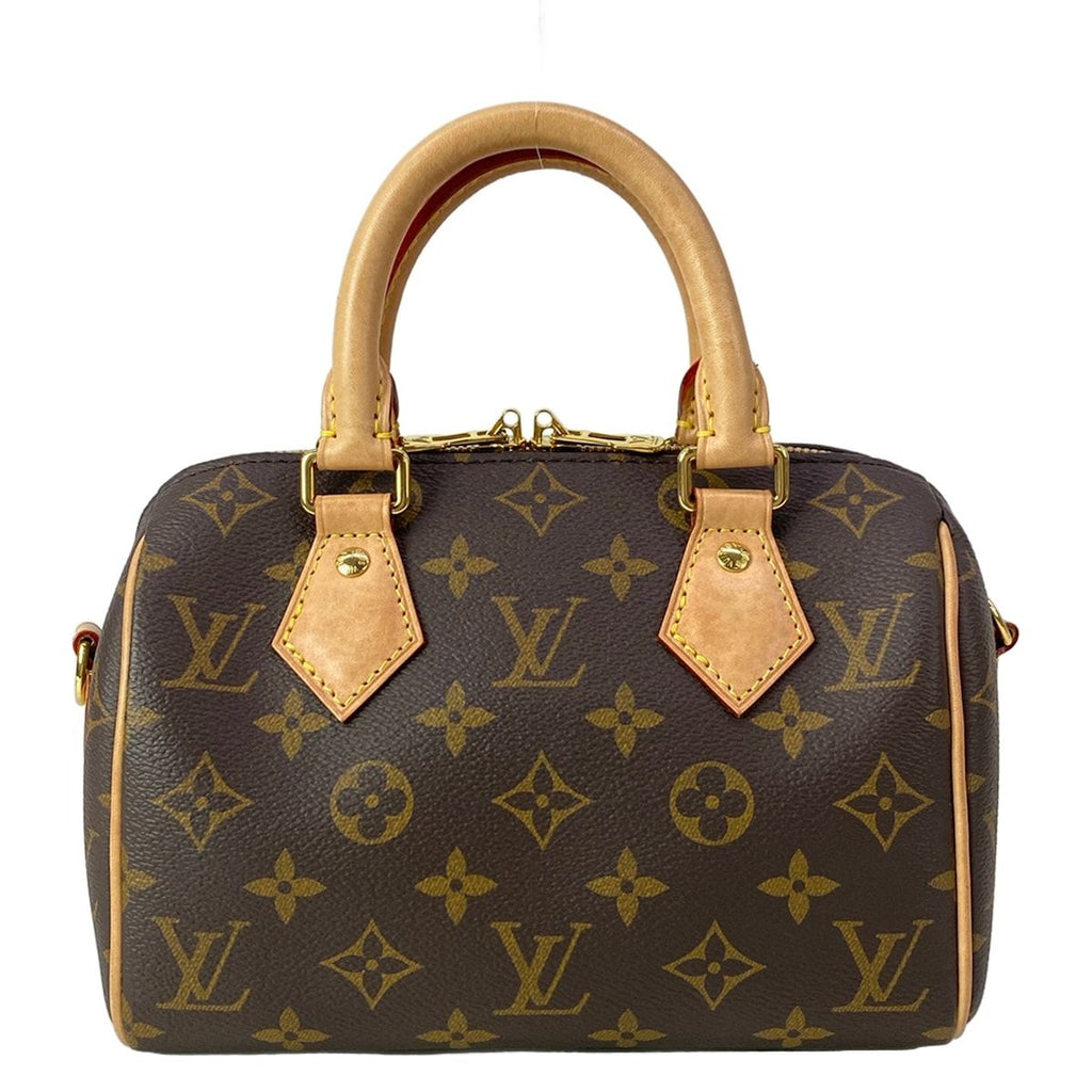 Louis Vuitton Handbag Monogram Speedy Bandouliere 20 Noir