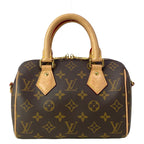 Louis Vuitton Handbag Monogram Speedy Bandouliere 20 Noir