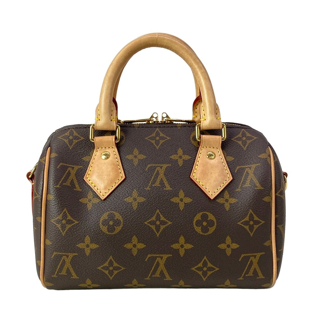 Louis Vuitton Handbag Monogram Speedy Bandouliere 20 Noir — view 3