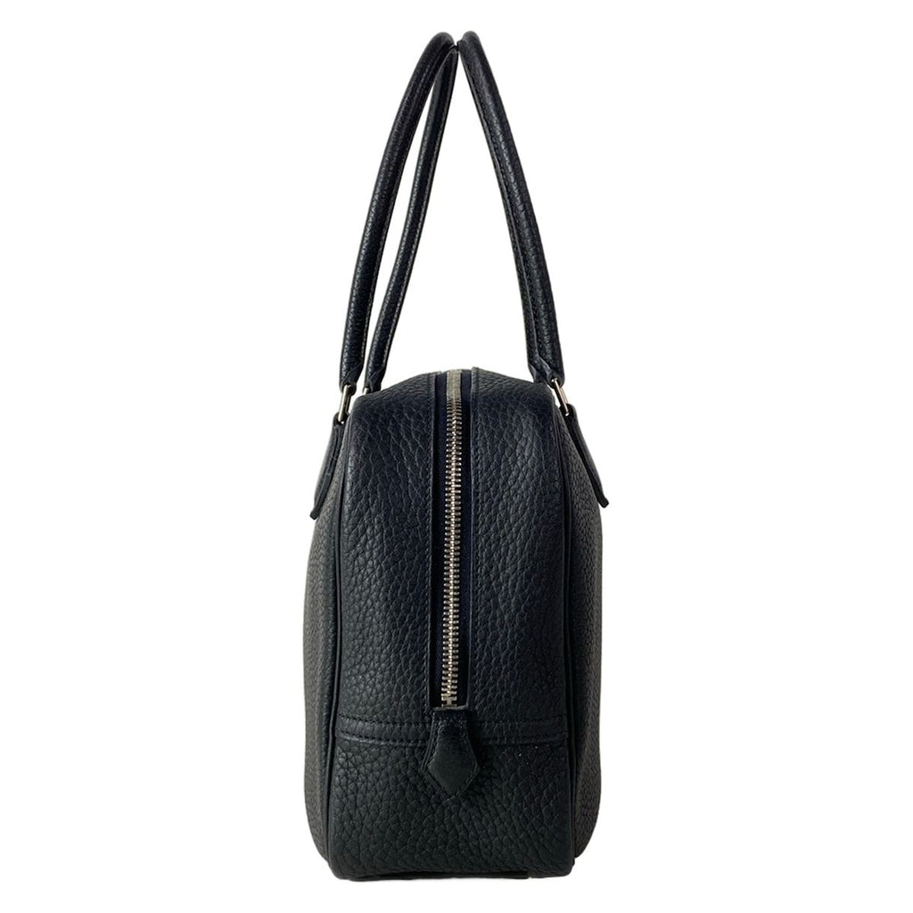 Hermes Handbag Plume 28 Black Silver — view 4