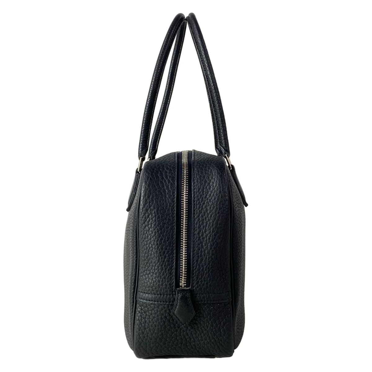 Hermes Handbag Plume 28 Black Silver — view 4