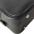 Hermes Handbag Plume 28 Black Silver — view 8