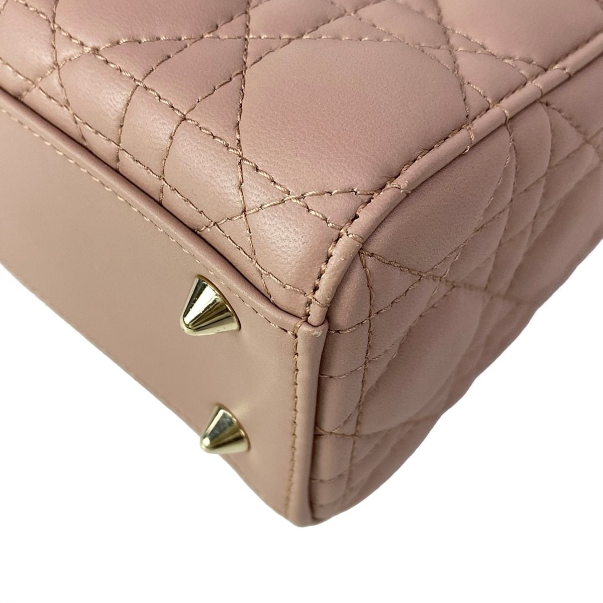 Dior Handbag Lady MY Abcdior Bag Small Pink Beige — view 7