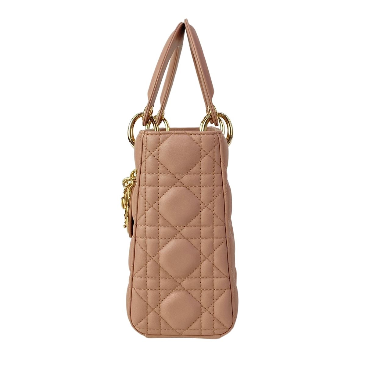 Dior Handbag Lady MY Abcdior Bag Small Pink Beige — view 4