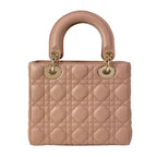 Dior Handbag Lady MY Abcdior Bag Small Pink Beige — view 3