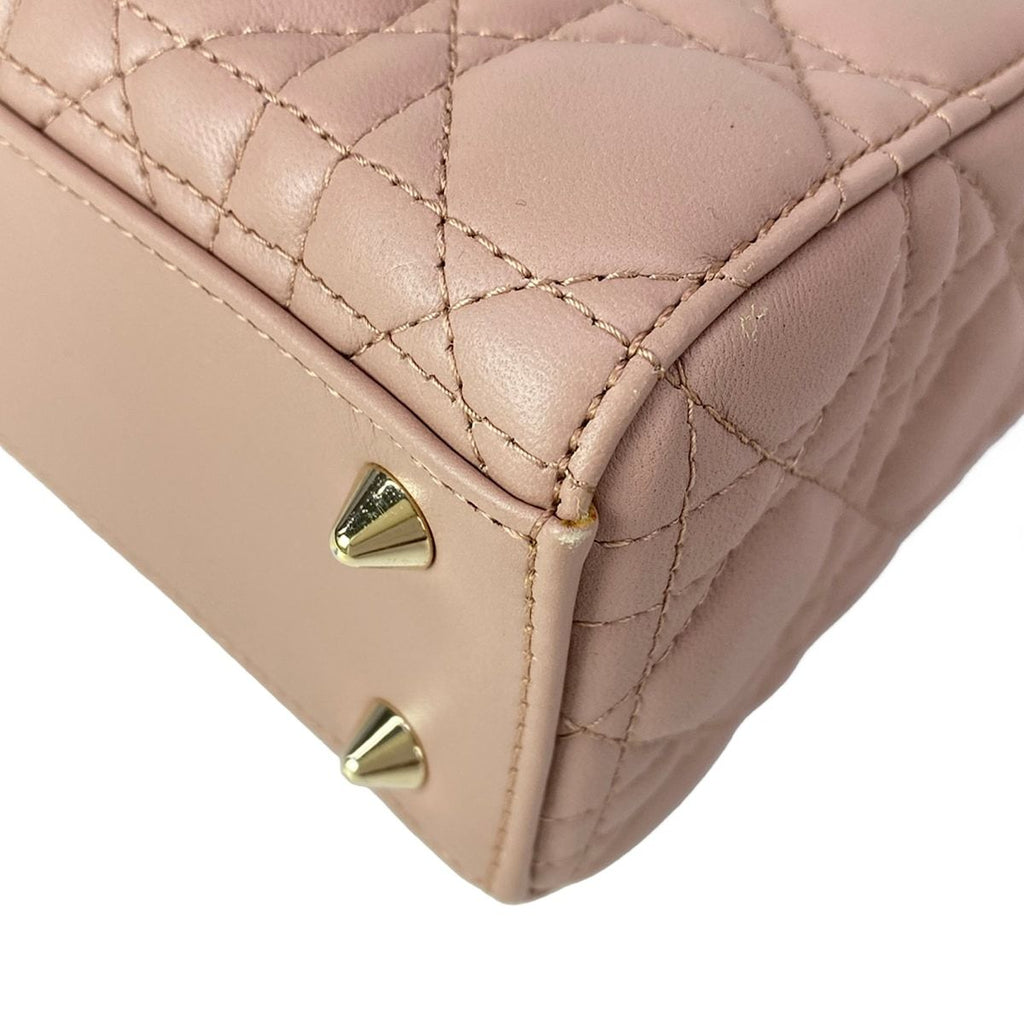 Dior Handbag Lady MY Abcdior Bag Small Pink Beige — view 9