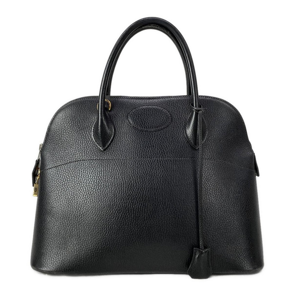 Hermes Handbag Bolide 35 Black Gold